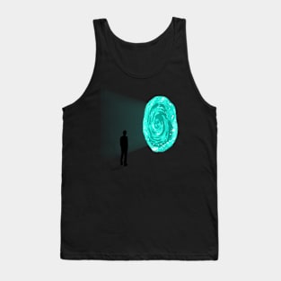 The Man And The Portal Tank Top